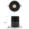 Luxrite 4 Inch Regressed LED Recessed Downlight 5CCT 2700K-5000K 18W 1500LM Dimmable Wet Rated Black, 4PK LR24930 LR24935-4PK - alternate 5